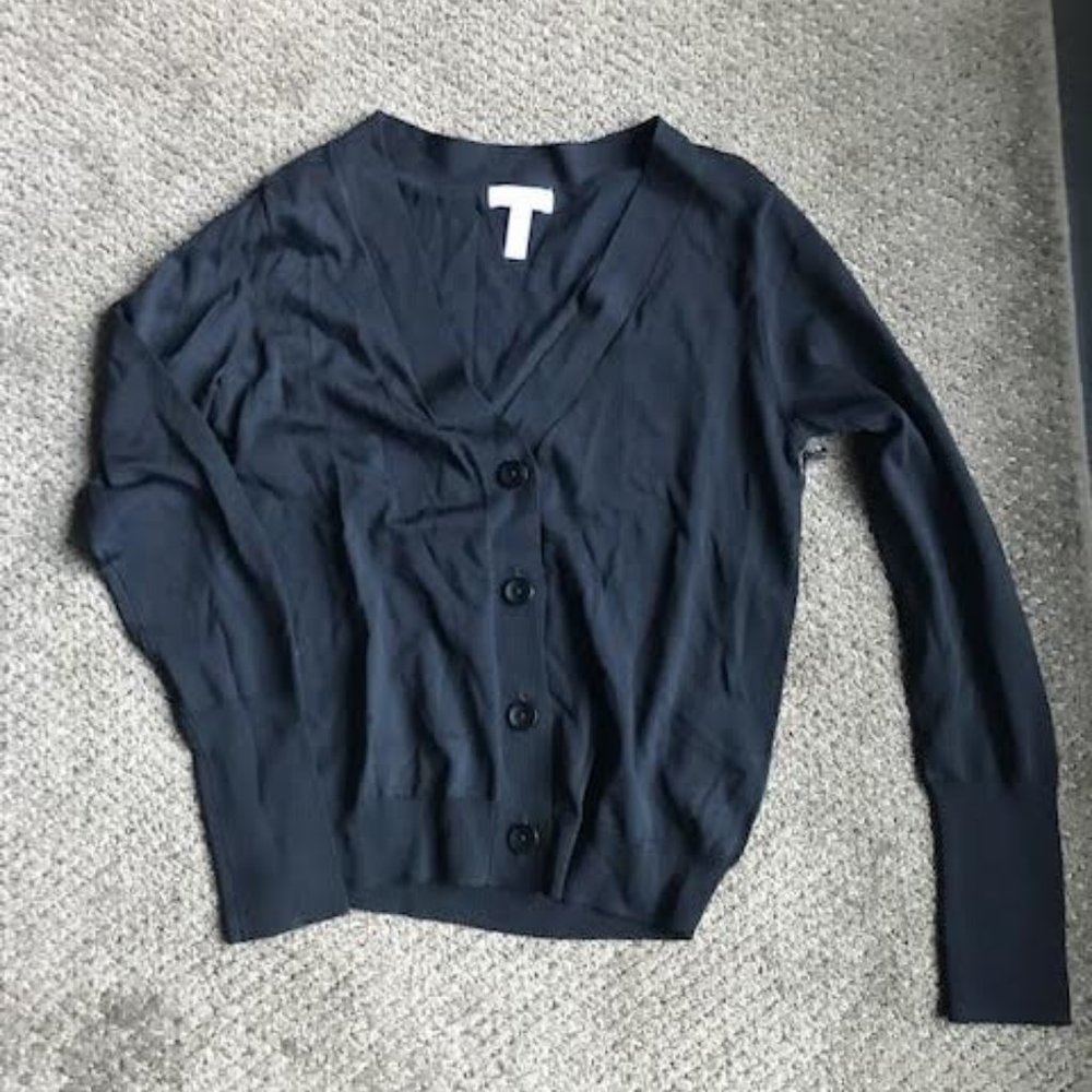 Black Silky Cardigan from Leith